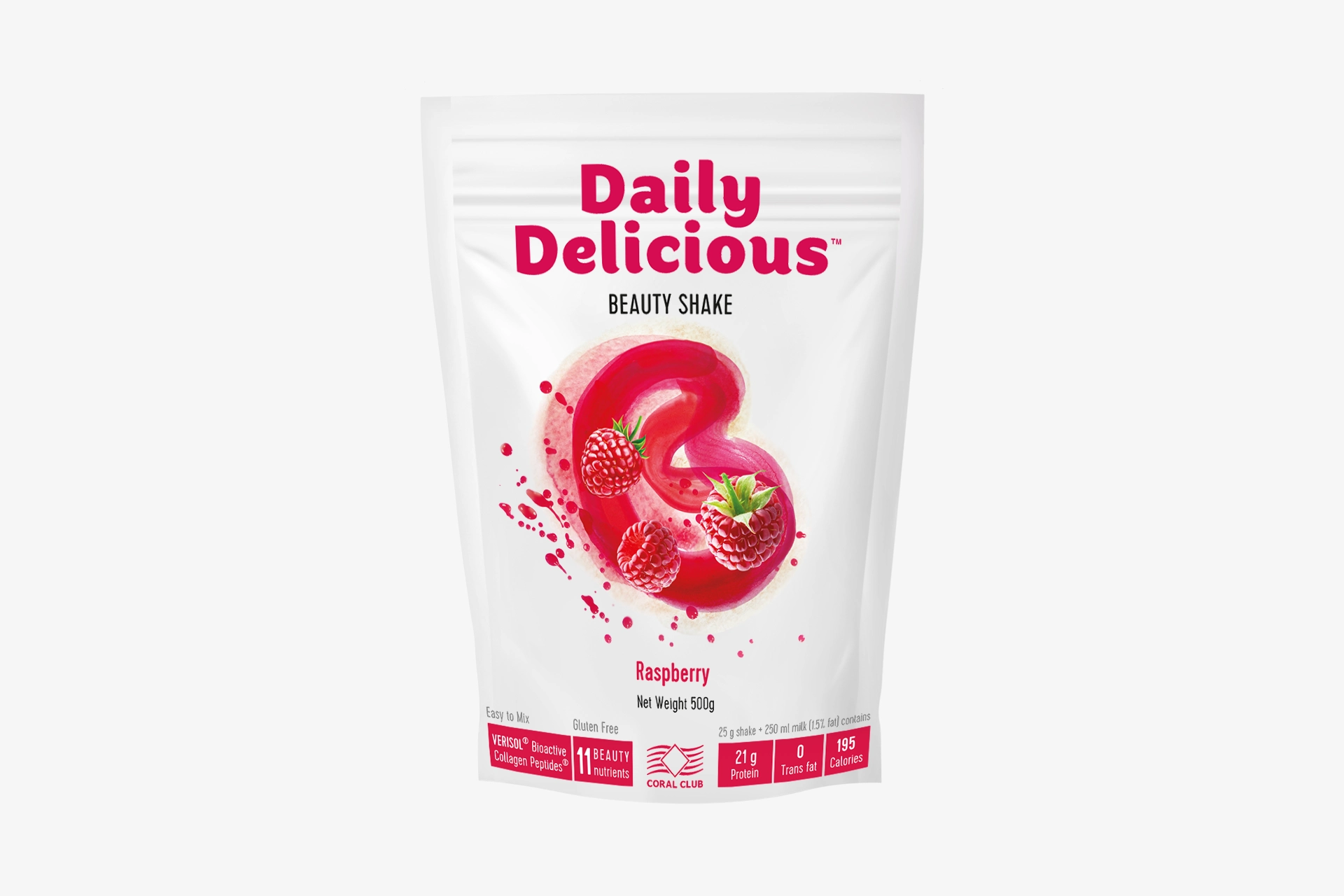 Daily Delicious Beauty Shake Raspberry